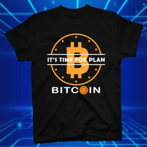 100 % Cotton Crypto Shirt "Plan B" Black - Large